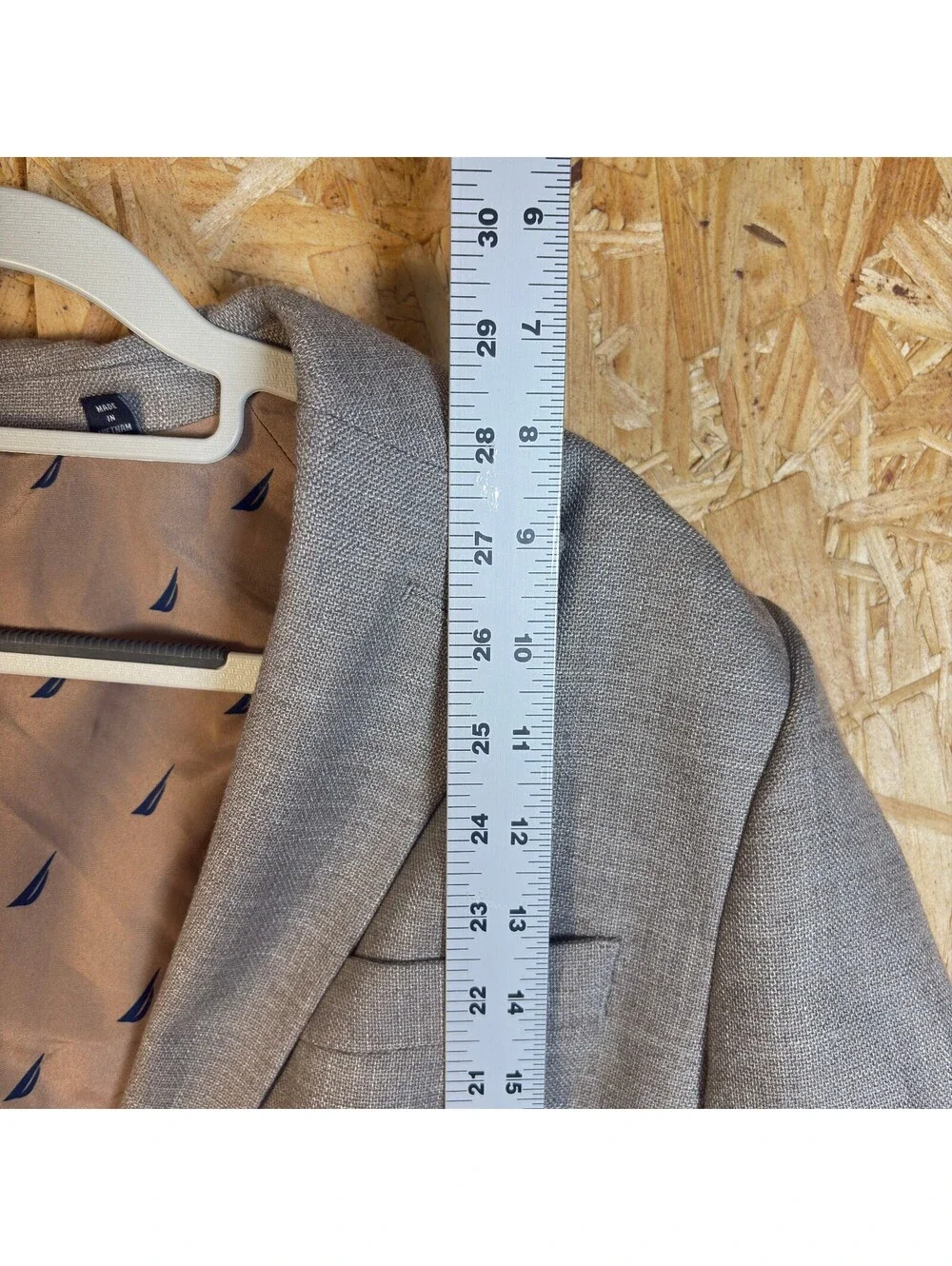 Gray Nautica Modern Fit Blazer